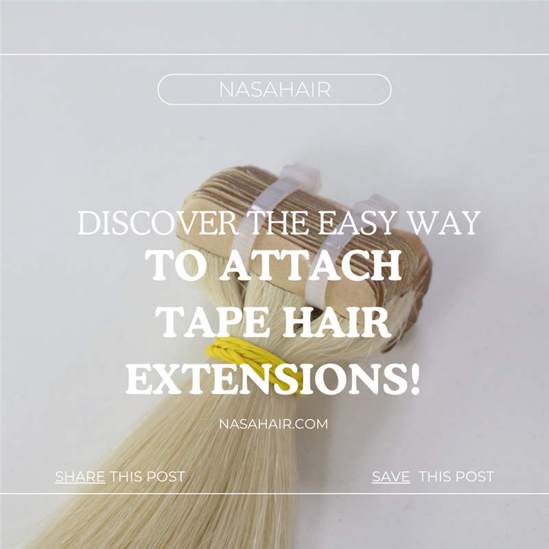 Discover the Easy Way to Attach Tape Hair Extensions!