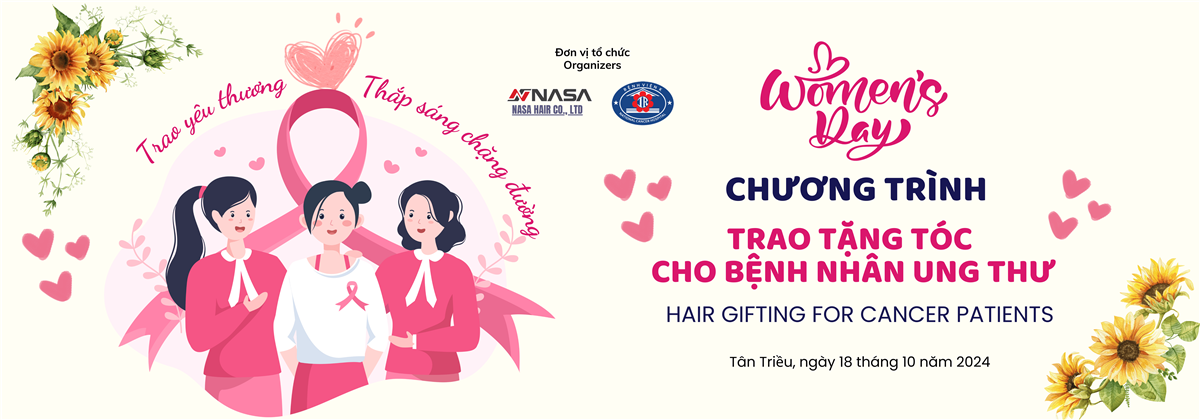 Nasa Hair Organizes the "Sharing Love, Lighting the Journey" Program - Bringing Hope to Cancer Patients at K Hospital