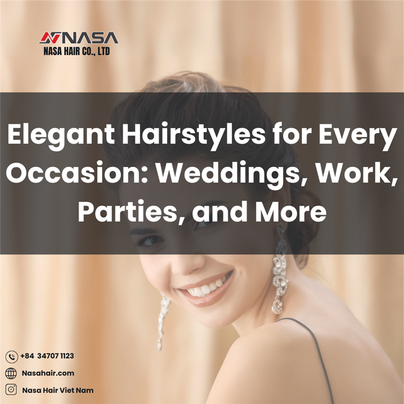 Elegant Hairstyles for Every Occasion: Weddings, Work, Parties, and More