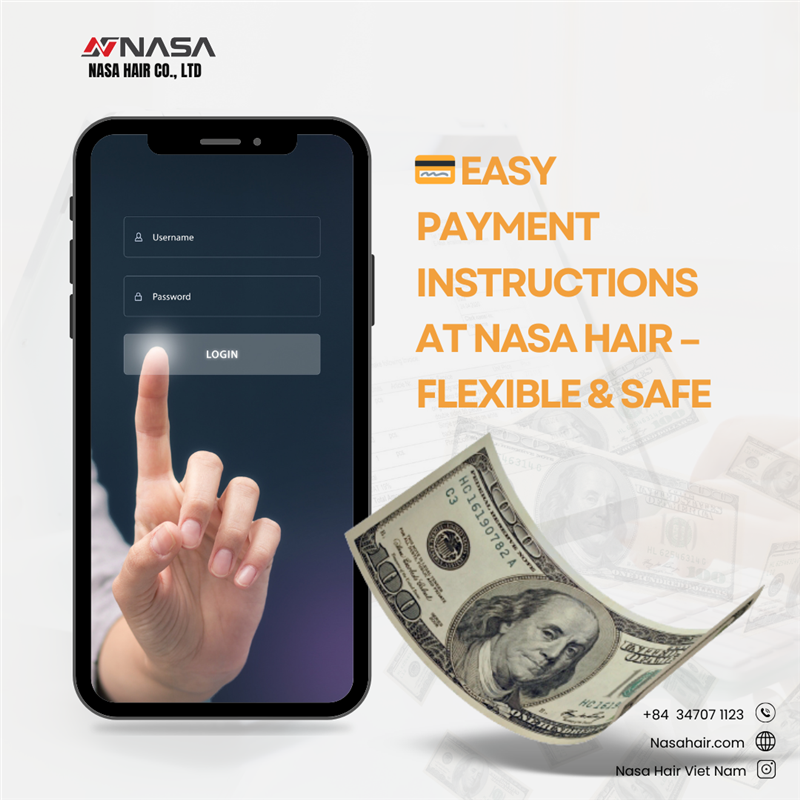 💳 EASY PAYMENT INSTRUCTIONS AT NASA HAIR – FLEXIBLE & SAFE 🌟