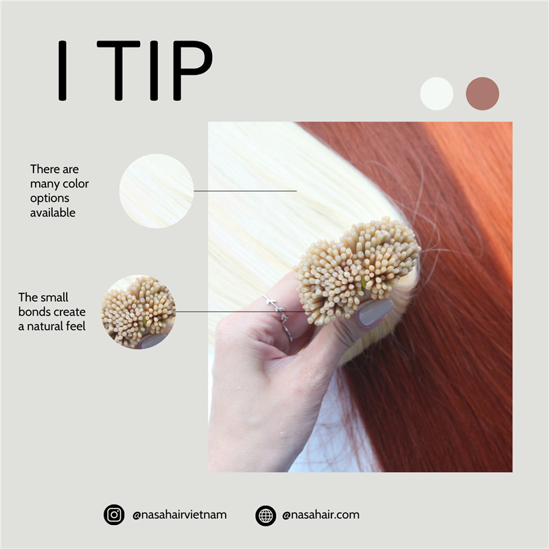 "Weighing" I-tip hair extensions: Benefits and limitations for the right choice.