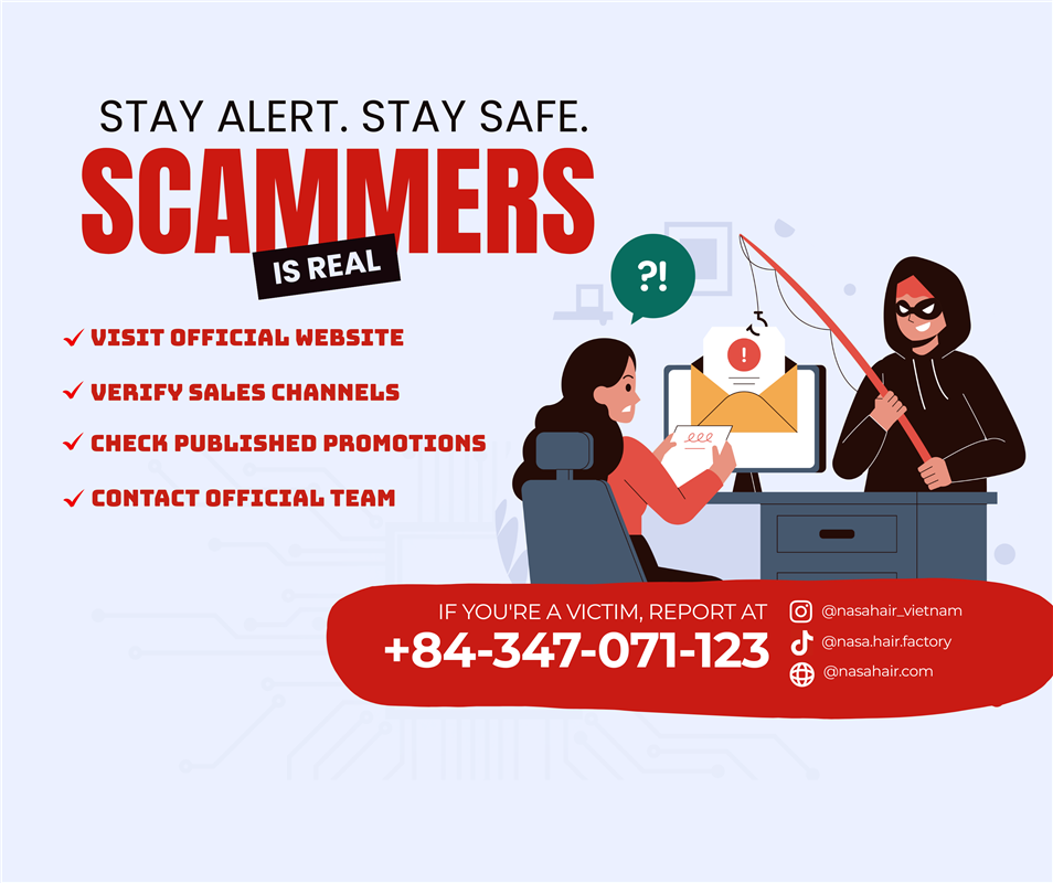 Important Notice: Beware of Fake NASA Hair Sales Accounts and Scams